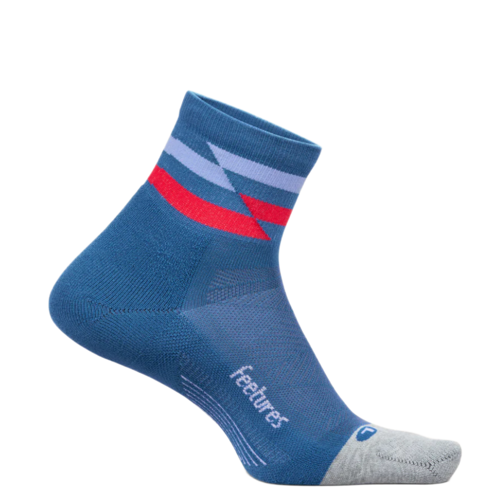 Feetures Elite Light Cushion Quarter (Blue Track) - La Foulée Sportive