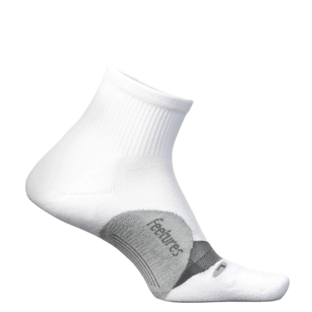 Feetures Elite Light Cushion Quarter (White) - La Foulée Sportive