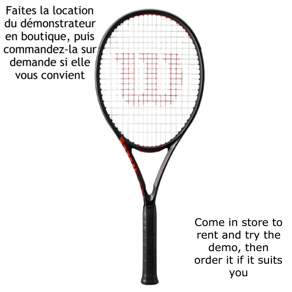 Wilson Clash 100 v3 (Demo/Location - Demo/Renting) - La Foulée Sportive