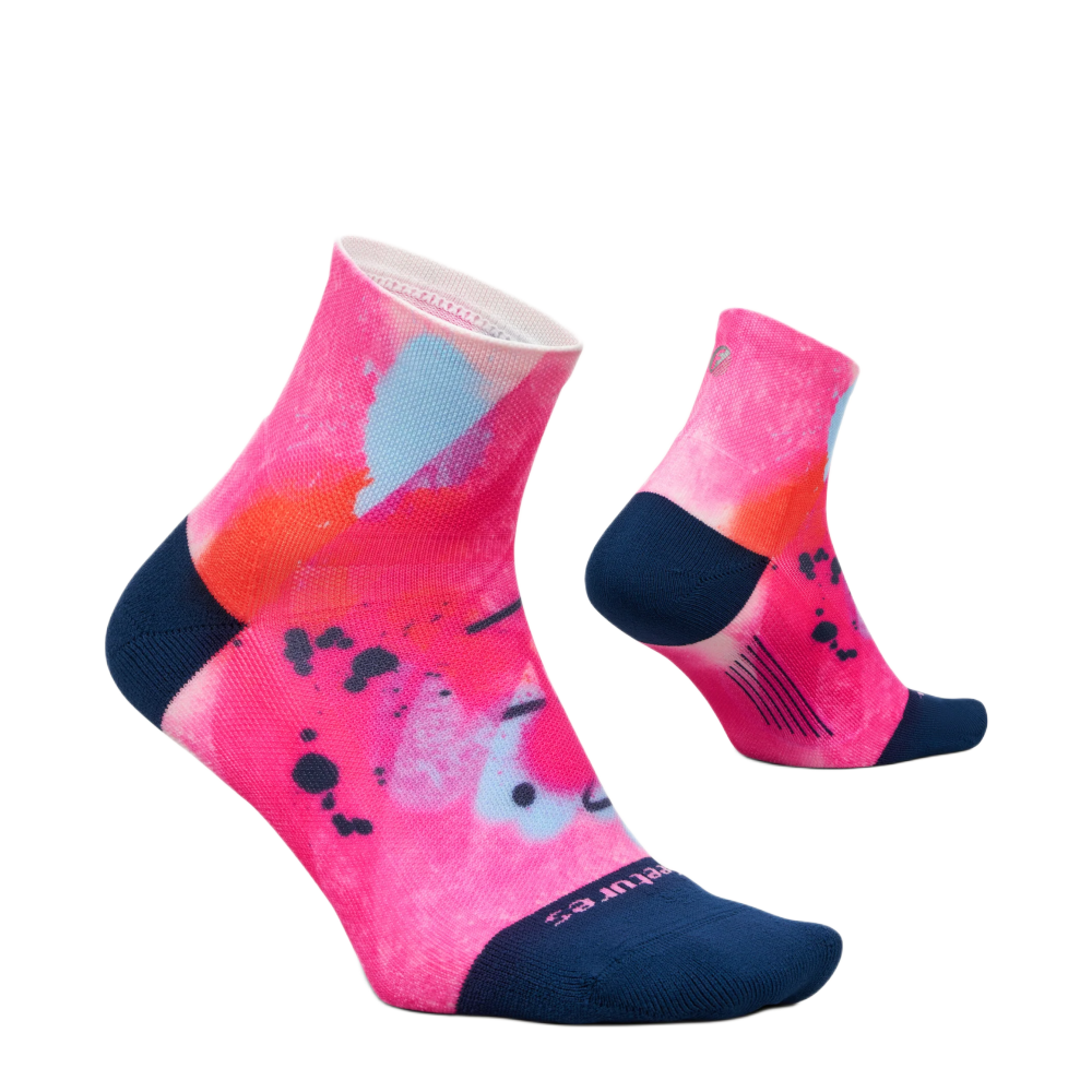 Feetures Elite Light Cushion Quarter (Feminine Grit) - La Foulée Sportive