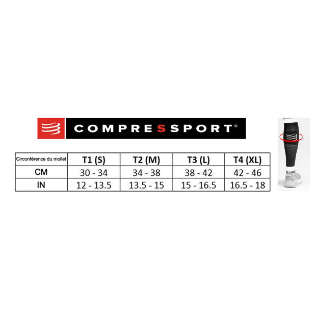 R1 Manchons de Mollets de Compression