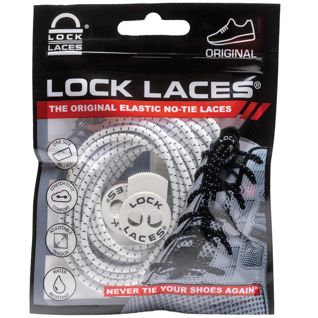 Lacet Lock Laces (White)