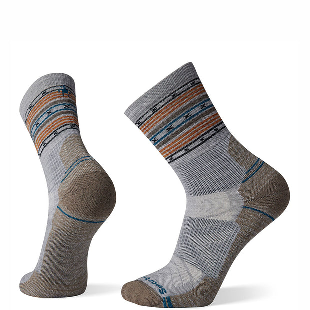 Hike Light Cushion Spiked Stripe Crew (H)